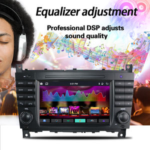 Écran Tactile de 7 Pouces pour <span class=keywords><strong>Mercedes</strong></span>-Benz <span class=keywords><strong>Classe</strong></span> <span class=keywords><strong>C</strong></span> <span class=keywords><strong>W203</strong></span> 2000-2007, <span class=keywords><strong>Autoradio</strong></span> Stéréo Android 13 avec Carplay et Navigation - Product Image 2