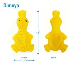 צעצועי כלבים מותאמים אישית בצורת ברווז מקרצף, צעצוע כלבים מפואר, צעצוע כלבים חורק, צעצועי כלבים אינטראקטיביים, צעצועי חיות מחמד איכותיים לכלבים - Product Image 4