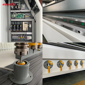 Nouvelle machine de découpe CNC intelligente Alpha <span class=keywords><strong>ATC</strong></span> à 3 axes, haute rigidité, pour la sculpture sur bois, alimentation automatique, meubles en panneaux - Product Image 4