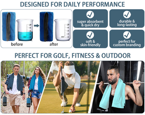 Servizio Completo di Produzione di Asciugamani da Golf <span class=keywords><strong>in</strong></span> Tessuto Waffle, Design Orientato al Materiale, Specialisti <span class=keywords><strong>in</strong></span> Microfibra per Marchi Globali - Product Image 6