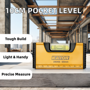 Industrial Grade alumínio liga bolso nível durável leve e precisão exata trabalho ferramenta com uma bolha horizontal - Product Image 3