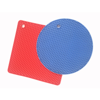 Leatchliving Asian Zen Set de Table en Silicone Écologique Lavable Léger Antidérapant Résistant à la Chaleur pour Table de Cuisine