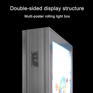 ADE Tùy Chỉnh Dọc Ngang Quảng Cáo <span class=keywords><strong>Scrolling</strong></span> Poster Hiển Thị Động Cơ Biển Quảng Cáo Ngoài Trời Hộp Ánh Sáng Nhà Sản Xuất - Product Image 6