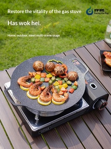 Réchaud manuel au butane miniature classique <span class=keywords><strong>pour</strong></span> l'extérieur, portable, allumage manuel, coupe-vent, design monobloc, ultra-fin, 3500W <span class=keywords><strong>pour</strong></span> le <span class=keywords><strong>camping</strong></span> - Product Image 4