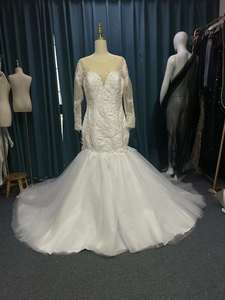 ชุดแต่งงานเจ้าสาวแขนยาวสุดหรูสำหรับ2025สินค้าใหม่ - Product Image 3