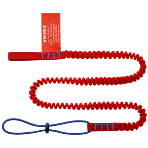 Knipex Tool <b>Lanyard</b> 1000 Mm Red Elastic With Blue Loop For Tool <b>Safety</b> - Product Image 1