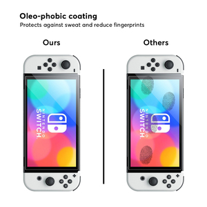 Venditore caldo 2.5D 9H pellicola di vetro Anti-luce blu per interruttore nintendo 2021 Oled protezione dello schermo - Product Image 5