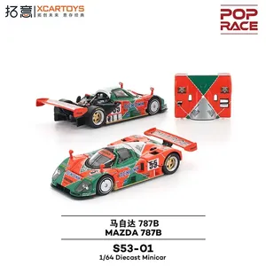 POP RACE 1:64 Mazda 787B <span class=keywords><strong>24</strong></span> <span class=keywords><strong>Heures</strong></span> de Nürburgring pour les vainqueurs pour NSX R GT Spoon Modèle de voiture en alliage PR640310 PR640301 - Product Image 2