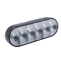 Feux de travail pour camion lourd, 12V, 6 pouces, ovales, diodes LED haute puissance, lentille en polycarbonate, base en aluminium