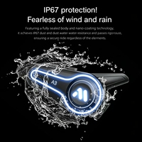Helm Motor Seri A3 dengan Headset & Interkom Nirkabel, Lampu RGB yang Dapat Disesuaikan, Desain Mikrofon Ganda, Bersertifikasi CE & Baterai