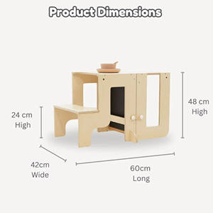 Taburete Ajustable para Niños Pequeños, Multifuncional, para Cocina, Sala de Estar, Torre de Aprendizaje, Soporte para Pizarra, Plegable para Dibujar - Product Image 6