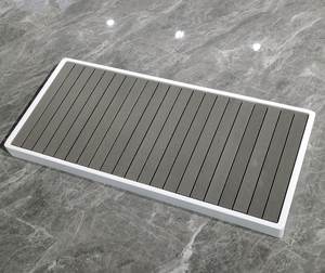 Non-slip Waterproof Floor Mat for Bathtub - Hollow Drainage Design, Quick Drying, Eco-friendly Material - Product Image 2
