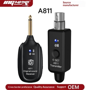Microphone filaire XLR à condensateur dynamique 48V A811 avec transmission sans fil 2.4G pour instruments de <span class=keywords><strong>musique</strong></span> - Product Image 5