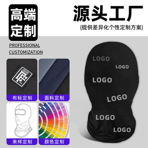 Custom Emoji Balaclava Adjustable Breathable Quick Dry Unisex Face Mask For Party Halloween Cosplay Fun - Product Image 4