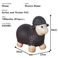 Juguetes de tolva de animales inflables para niños de alta calidad baratos, burro inflable de caballo con accesorios, regalo divertido