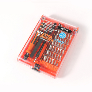 Qixin 45 Pcs Small <strong>Screwdriver</strong> Bit Set With Plastic Holder <strong>Kit</strong> for Computer <strong>Mi</strong> iphone Clock Repair