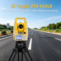 Station totale Hi-Target ZTS-420L8 : Instrument de topographie, portée du prisme 4000m, précision 2', prix abordable