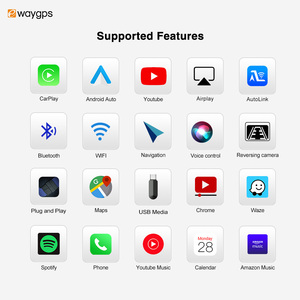 Ewaygps 8.8 "แอนดรอยด์ไร้สายหน้าจอสัมผัสรถยนต์มัลติมีเดีย<span class=keywords><strong>รถ</strong></span>ยนต์อะแดปเตอร์ CarPlay กระจกสำหรับ BMW Series 3 5 E60 E61 E63 E90 M6 E64 - Product Image 4