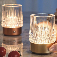 Lampe de table de bar moderne nordique à LED avec commande tactile, flexible, à intensité variable, écologique, sans fil, pour restaurant, dîner, hôtel