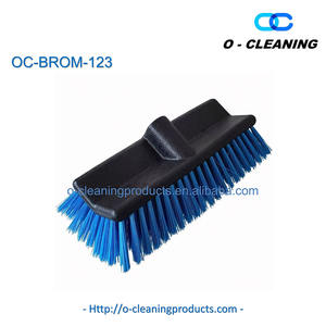 Brosse à récurer les sols à poils durs O-Cleaning avec manche pour terrasse, patio, garage, salle de bain, cuisine, brosse à récurer les sols inclinée robuste - Product Image 3