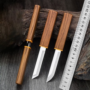 Couteau de chasse double 2 en 1, multi-usage, lame droite super tranchante, étui, acier inoxydable, poignée en plastique, pour l'extérieur, bricolage, OEM - Product Image 6