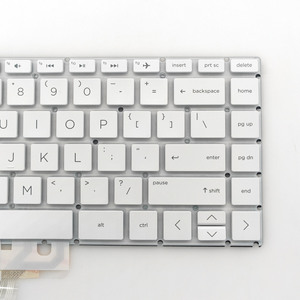 คีย์บอร์ด US สีเงินแบบมีไฟพื้นหลัง สำหรับแล็ปท็อป HP รุ่น 14-BD 14-CC 14-CD 14m-cd 14-CE 14-CF 14-CK 14-CM รับประกัน 12 เดือน มีสินค้าในสต็อก - Product Image 3
