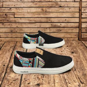 Zapatos Casuales de Lona para Hombre OEM, con Cordones, Forro de Malla Suave, Suela de PVC, Diseño Estampado, para Primavera, Verano, Otoño e Invierno - Product Image 2
