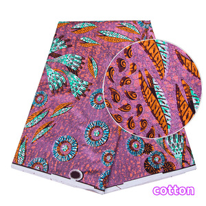Tissu en Coton 100% Imprimé Batik Traditionnel du Guangdong, Motif Ethnique Africain, pour Literie et Textile de Maison – Grande Vente - Product Image 4