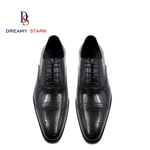 Chaussures habillées Oxford de luxe vintage pour hommes, fabriquées à la main en Italie avec découpe laser, personnalisables avec logo, vente en gros pour fabricants - Product Image 4