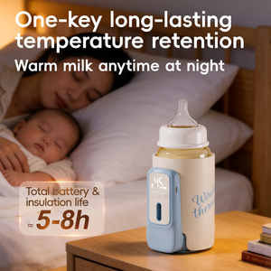 Calentador de Biberones USB Multifuncional de Alta Capacidad con Control Inteligente de Temperatura y Pantalla, Funda Calentadora para Biberones de Recién Nacidos - Product Image 4