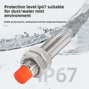 M8 Metal <strong>Sensor</strong> Switch Inductive Anti-Interference Proximity <strong>Sensor</strong> with PNP Output 24V Three-Wire NPN Replacement CE Approved - Product Image 2