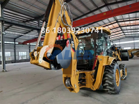 Chargeuse-pelleteuse Caterpillar d'occasion pas chère, CAT 420E, chargeuse-pelleteuse rétro, excavatrice rétro CAT 420E