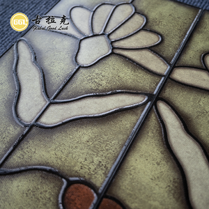 Azulejo <span class=keywords><strong>de</strong></span> porcelana verde amarillo con diseño <span class=keywords><strong>de</strong></span> flor <span class=keywords><strong>de</strong></span> dibujo Simple único y duradero <span class=keywords><strong>de</strong></span> fácil limpieza para suelo <span class=keywords><strong>de</strong></span> pared Backsplash Home Hotel Decor - Product Image 6