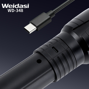 Тактический фонарь Weidasi Super Bright EDC с телескопическим зумом, 3 режима освещения, USB-зарядка, светодиодный фонарик - Product Image 6