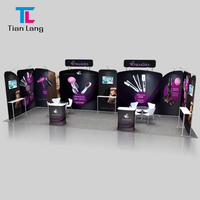 Tianlang Comptoir pop-up personnalisé Table de comptoir de salon professionnel pliable Table de stand rapide pop-up