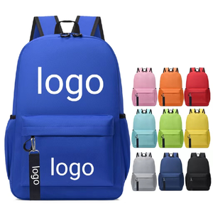 Customized Logo Durable Cotton Classic Style School Backpacks for Children/Teenagers/Kids 2024 Girls Boys Promotion Gift Zipper