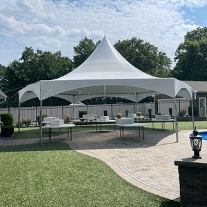 Celina Trade Show Event tenda da esterno esagonale Party Pinnacle tende e decorazioni per matrimoni