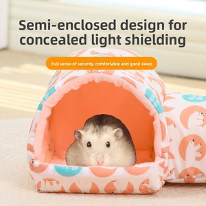 Adorable tunnel-nid pour lapins, perroquets, petits animaux et hamsters, idéal pour les gliders d'or, d'abeille et de sucre, <span class=keywords><strong>chaleur</strong></span> toute saison, usage intérieur - Product Image 3