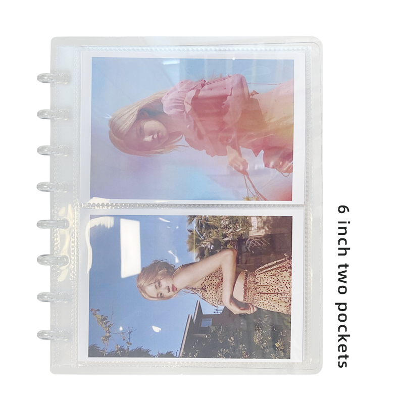 Жесткий полипропиленовый чехол RINGNOTE с карманами в виде дисков, кристаллов, наклеек, фотоальбомов