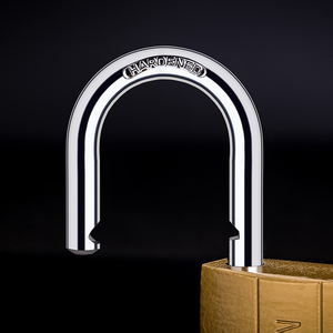 Échantillon disponible Cadenas en fer à clé atomique peint en laiton de haute qualité à demande active - Product Image 3