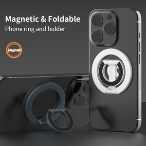 Innovative <strong>Gadgets</strong> 2025 Ultra-Thin Frosted Design Magnetic Stand Holder Foldable Phone Strap with <strong>Ring</strong> Grip for Mobile Phones - Product Image 3