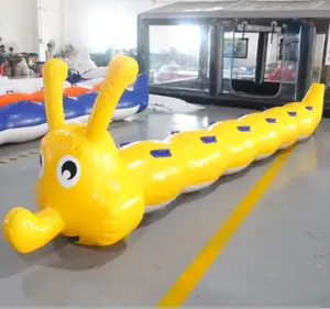 Colore personalizzato e dimensioni gonfiabili Caterpillar d'acqua gonfiabili giochi sportivi per la competizione di squadra