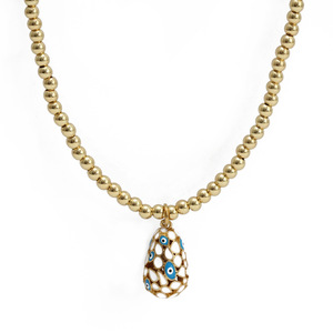 Kingcome สร้อยคอพร้อมจี้แฟชั่นบุคลิกภาพ,สร้อยคอเครื่องรางตาปีศาจ - Product Image 5