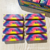 Bâton de beurre super doux et ultra-moelleux, barre de lait à rebond lent, jouet anti-stress de Noël en PU Opp pour célébrités d'Internet