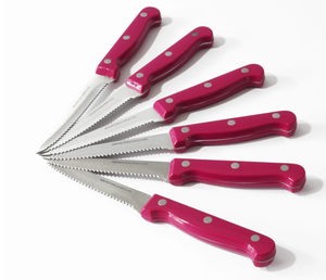 Sharp tip lưỡi 4.5 inch bít tết dao thép không gỉ với màu sắc tùy chỉnh hỗ trợ - Product Image 5