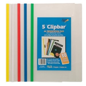 20 Fundas Transparentes para Informes, Carpetas con Clip A4, Carpeta de Presentación de Proyectos con Barra Deslizante, Carpeta de Plástico Reciclado - Product Image 3