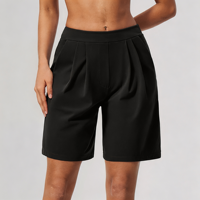 GH Wholesale Short de cycliste brossé pour femme, taille haute, anti-transparence, séchage rapide, pour la course, la gym, le fitness, l'entraînement et le yoga