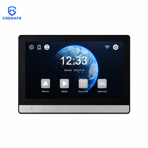 Système <span class=keywords><strong>de</strong></span> contrôle d'accès par interphone vidéo IPS 7 pouces avec vision nocturne, déverrouillage par carte IC/NFC et application, <span class=keywords><strong>station</strong></span> extérieure étanche IP65 - Product Image 3