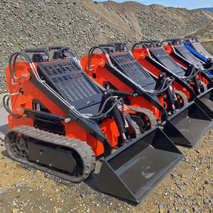 รถตักล้อยางแบบสกิดสเตียร์ที่มีความแข็งแรงสูง โครงสร้างทนทาน มอเตอร์ทรงพลัง ยกสูงได้ตามมาตรฐาน สำหรับงานเหมือง รองรับเหล็กหนาสูง - Product Image 5