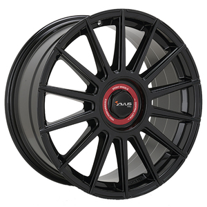 CERCHI EN LEGA AC-M09 8x18 5x114,3 ET 45 GORRA NEGRA ROSSO - Product Image 1